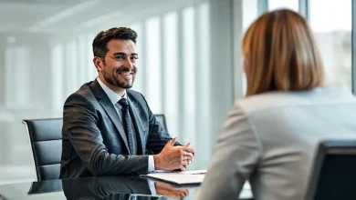 Avusturya'da iş mülakatlarında başarılı olmanın stratejilerini ve ipuçlarını gösteren görsel.